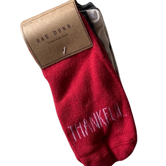 Rae Dunn Accessories - NEW Rae Dunn 10 pack ankle socks